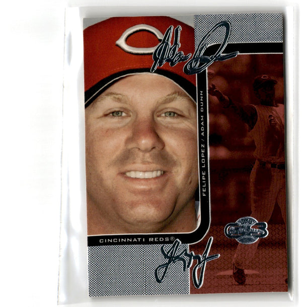 2006 Topps Co-Signers Changing Faces Silver Red Adam Dunn/Austin Kearns #DUO-A 83 035/100