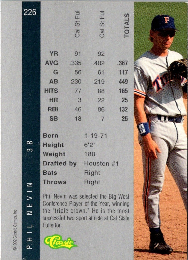 1992 Classic Best Todd Claus