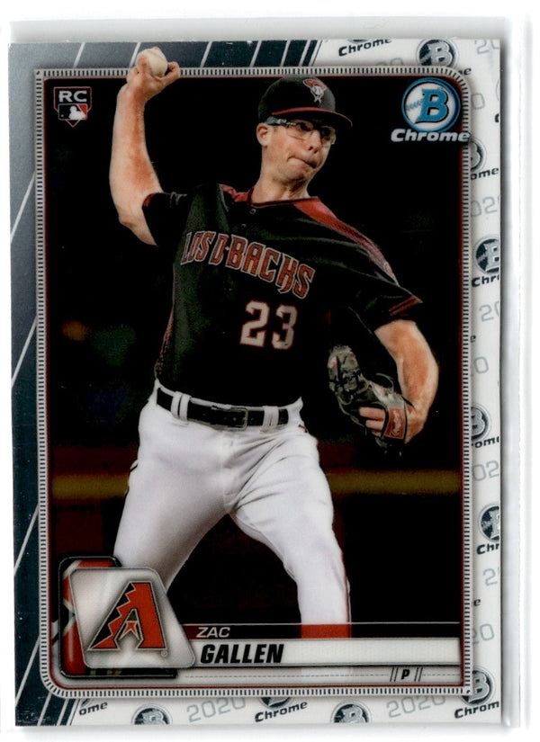 2020 Bowman Chrome Zac Gallen #81 Rookie