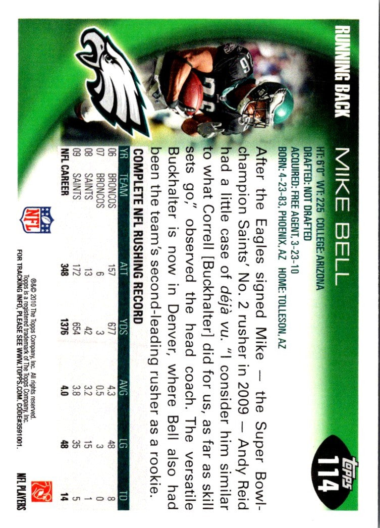 2010 Topps Mike Bell