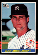 1985 Donruss Clay Christiansen