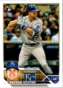 2023 Topps Update Gold Foil Brewer Hicklen