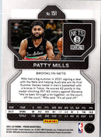 2021 Panini Prizm Blue Patty Mills #151