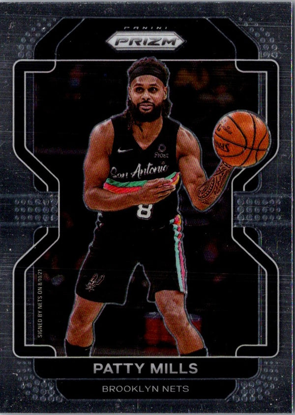 2021 Panini Prizm Blue Patty Mills #151