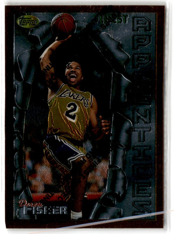 1996 Topps Derek Fisher #206 Rookie
