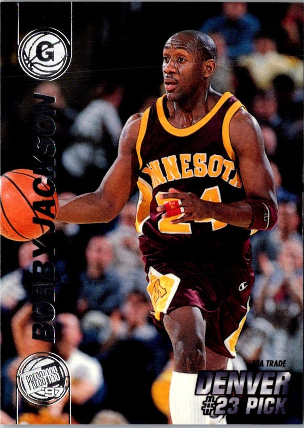 1997 Press Pass Double Threat Blue Bobby Jackson #23