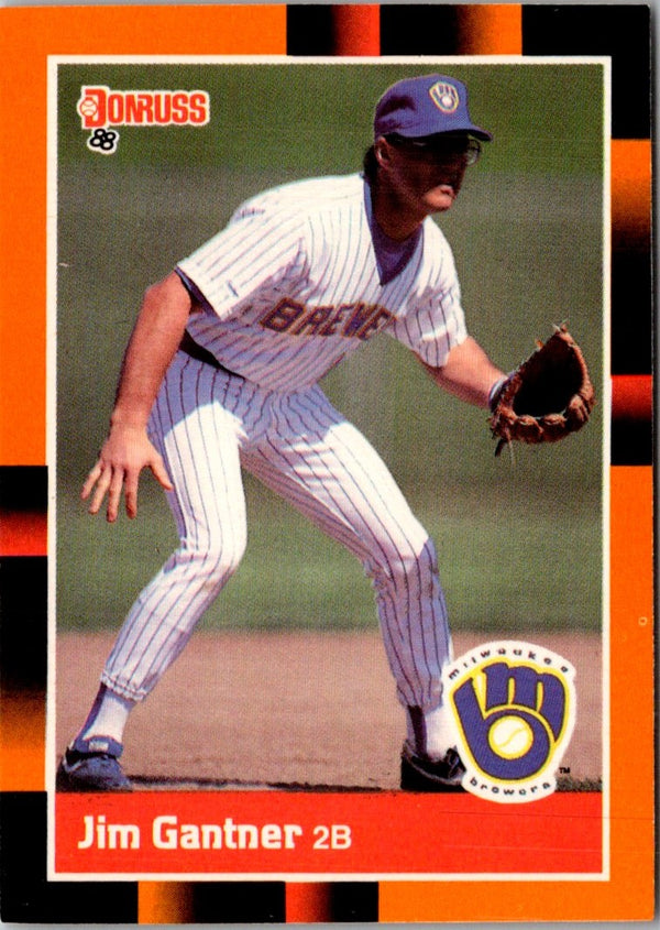 1988 Donruss Baseball's Best Jim Gantner #53