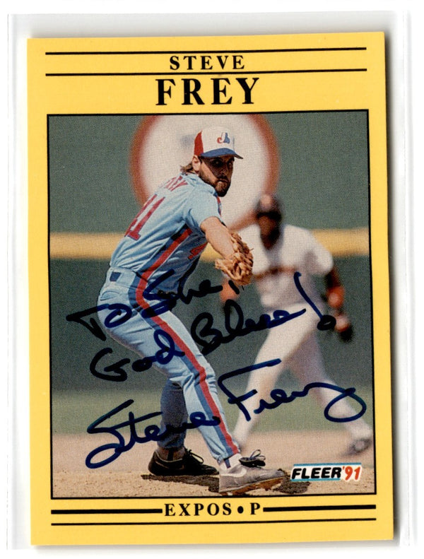 1991 Fleer Steve Frey #231A