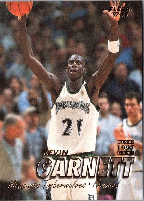 1997 Fleer Traditions Crystal Kevin Garnett #250
