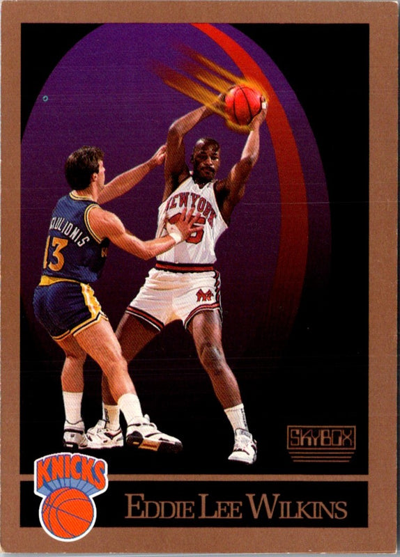 1990 SkyBox Eddie Lee Wilkins #196