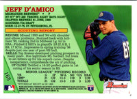 1996 Bowman Foil Jeff D'Amico #165