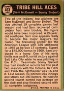 1967 Topps Sam McDowell/Sonny Siebert