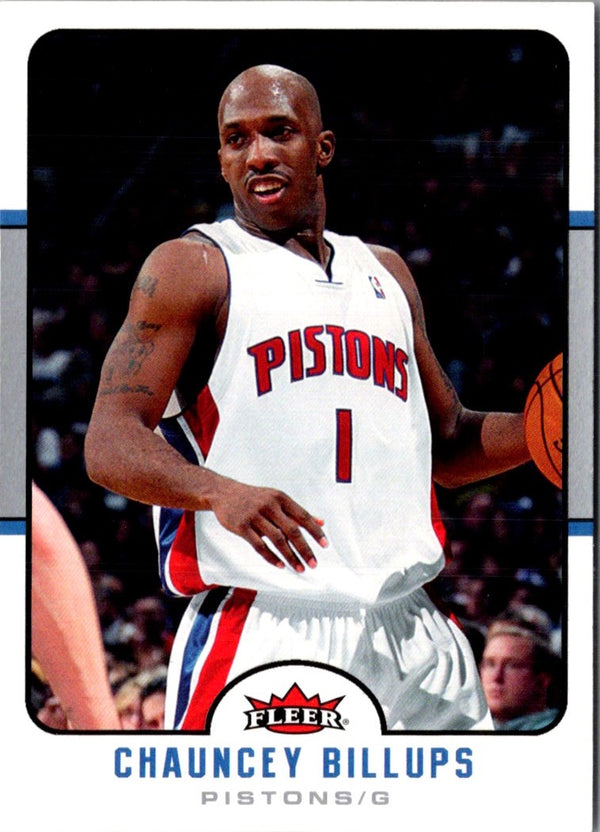 2006 Fleer Chauncey Billups #49