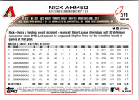 2022 Topps Nick Ahmed #371