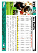 2005 Topps Luis Castillo