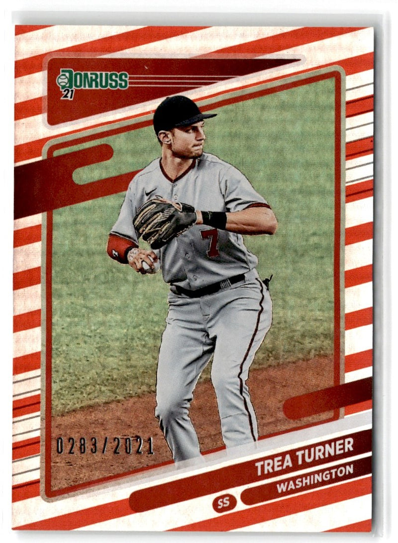 2021 Donruss Red Trea Turner