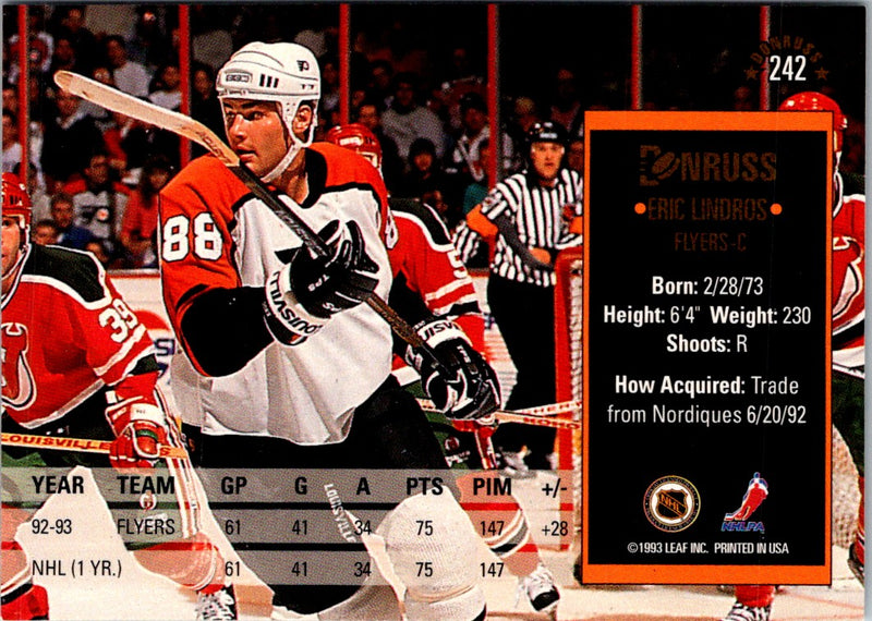 1993 Donruss Eric Lindros