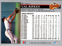 1992 Leaf Cal Ripken Jr. #52