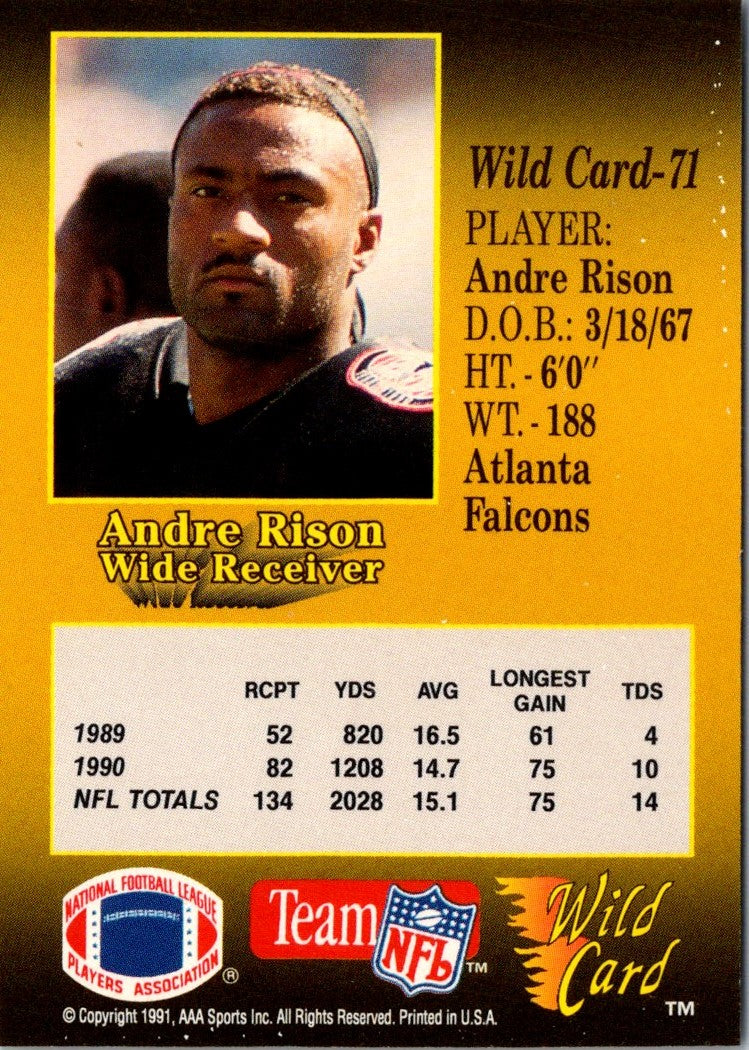 1991 Wild Card Andre Rison