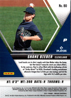 2021 Panini Mosaic Shane Bieber #80