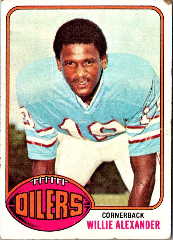 1976 Topps Willie Alexander #316