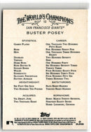 2021 Topps Allen & Ginter Buster Posey