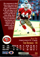 1993 Select Tom Rathman #39