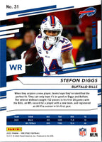 2022 Panini Prizm Blue Stefon Diggs #31
