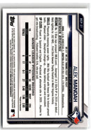 2021 Bowman Chrome Prospects Atomic Refractor Alek Manoah