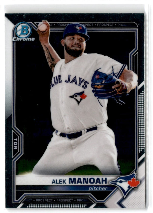 2021 Bowman Chrome Prospects Atomic Refractor Alek Manoah #BCP-27