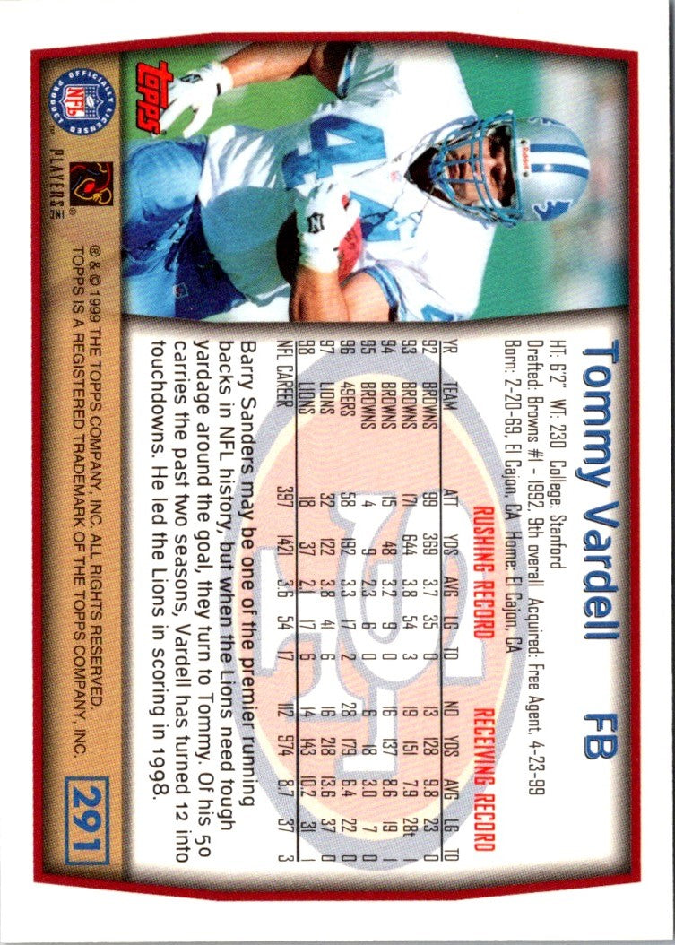 1999 Topps Tommy Vardell