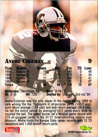 1994 Classic NFL Draft Andre Coleman #9