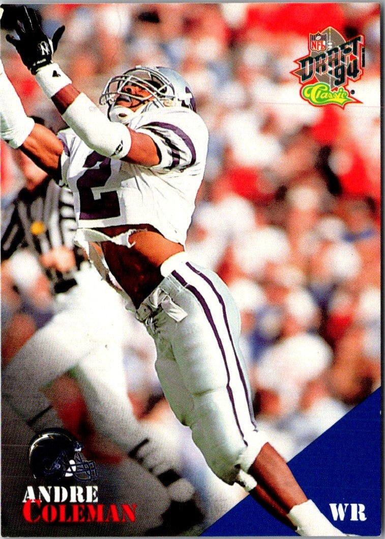 1994 Classic NFL Draft Andre Coleman