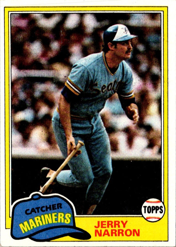 1981 Topps Jerry Narron #637