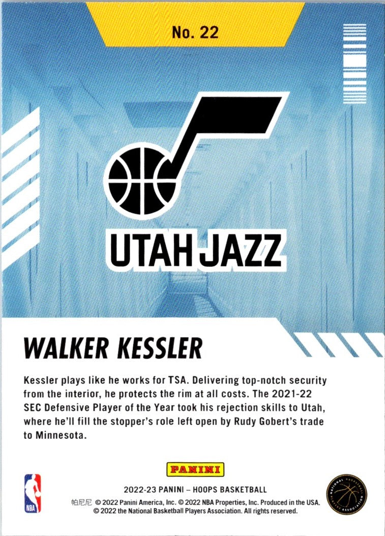 2022 Hoops Arriving Now Walker Kessler