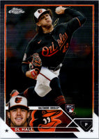 2023 Bowman Platinum DL Hall #6 Rookie