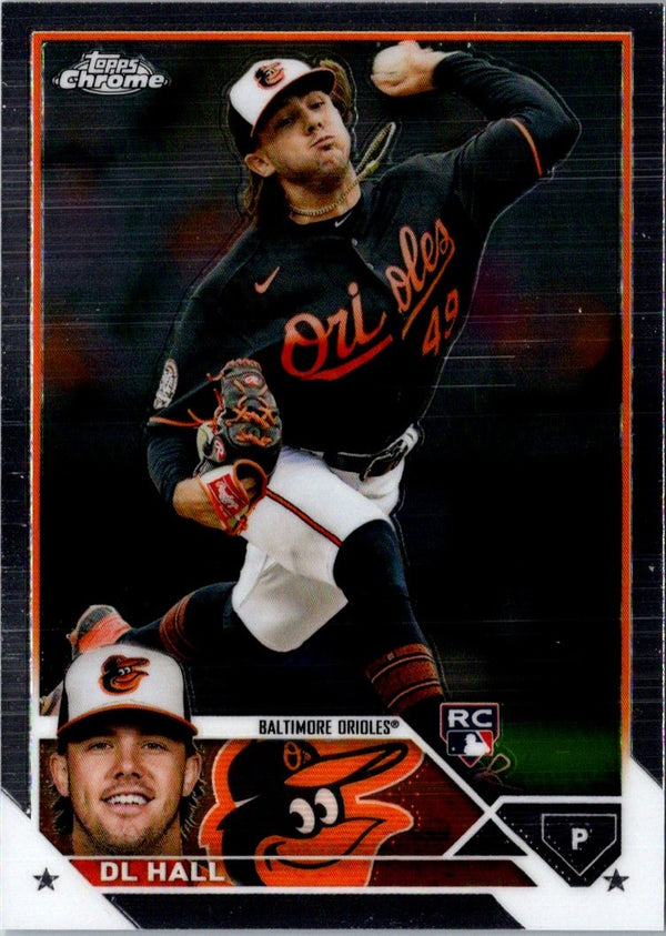 2023 Bowman Platinum DL Hall #6 Rookie