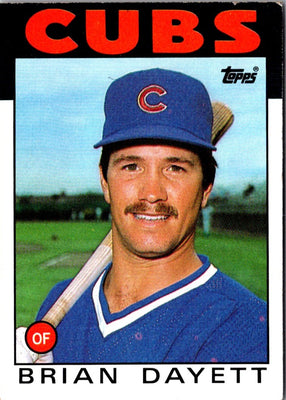 1986 Topps Brian Dayett #284
