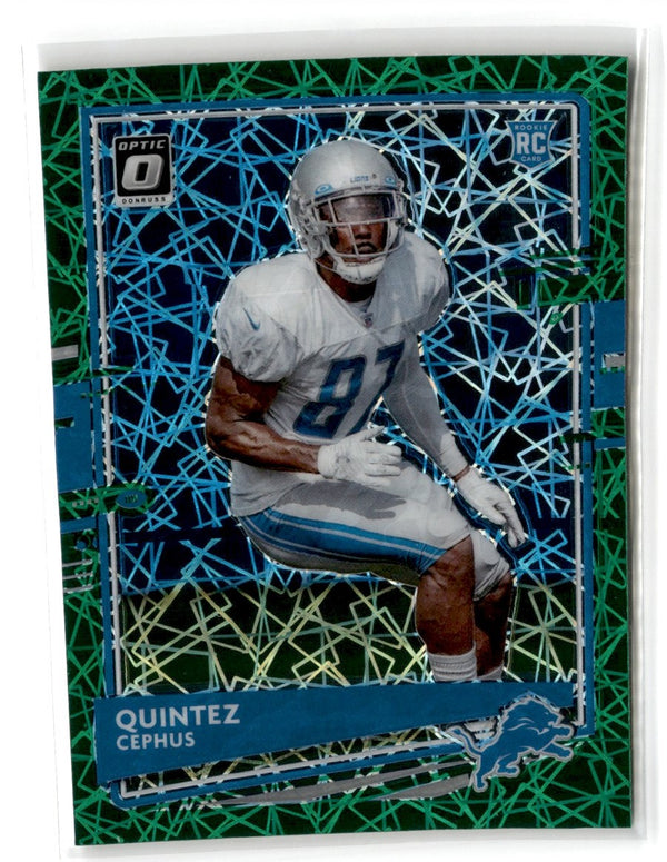 2020 Donruss Optic Green Velocity Quintez Cephus #130