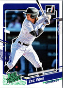 2023 Donruss Holo Blue Zac Veen