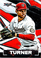 2021 Topps Fire Trea Turner #127