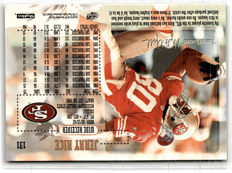 1996 SkyBox Impact Jerry Rice