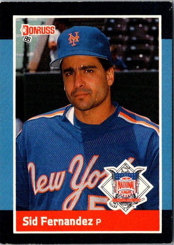 1988 Donruss All-Stars Sid Fernandez #58