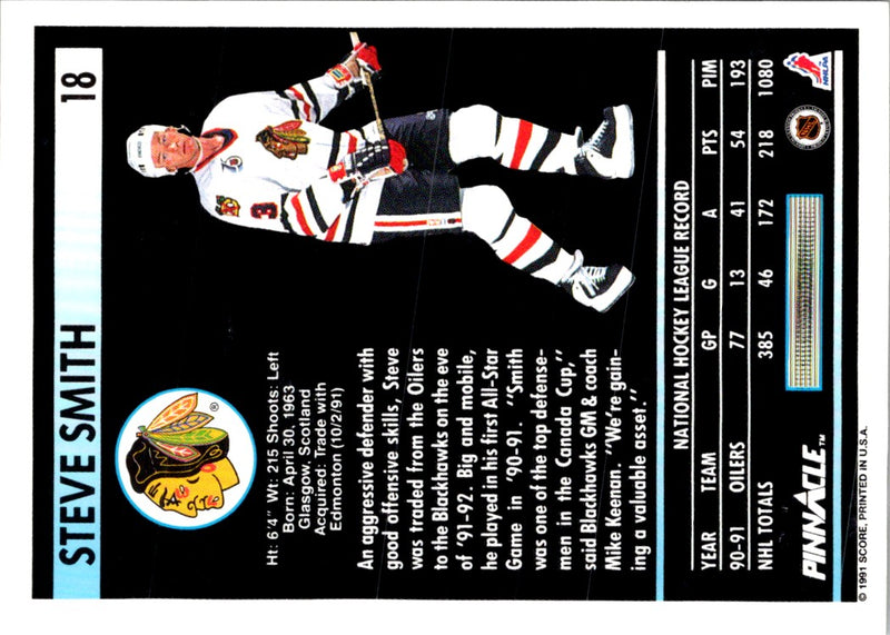 1991 Pinnacle Steve Smith
