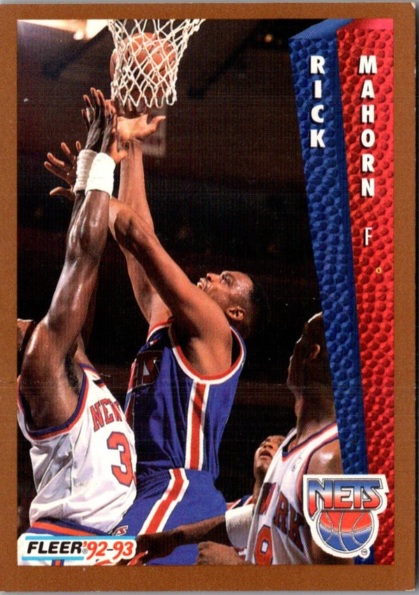 1992 Fleer Rick Mahorn #389
