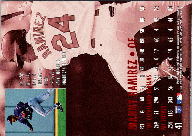 1995 Ultra Manny Ramirez