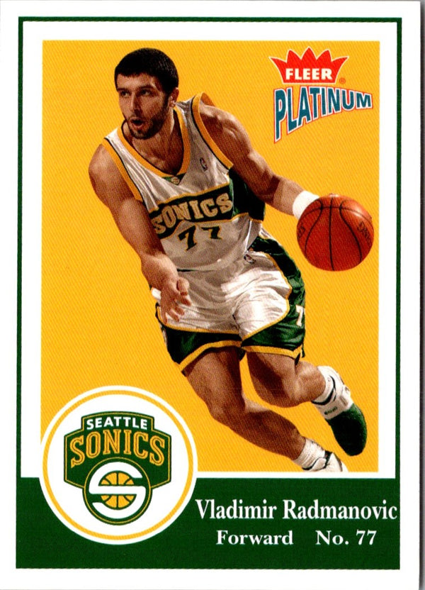 2003 Fleer Platinum Vladimir Radmanovic #18