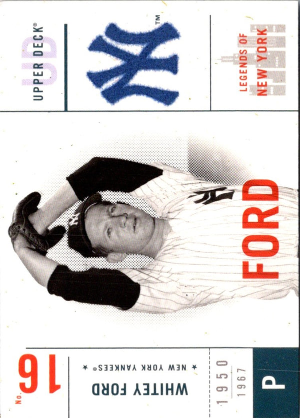 2001 Upper Deck Legends of New York Whitey Ford #123