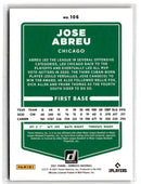 2021 Donruss Holo Orange Jose Abreu