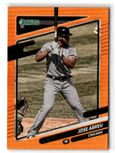 2021 Donruss Holo Orange Jose Abreu
